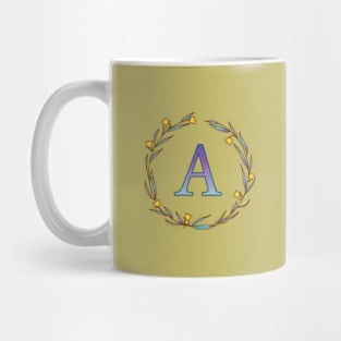 Monogram, letter A Mug